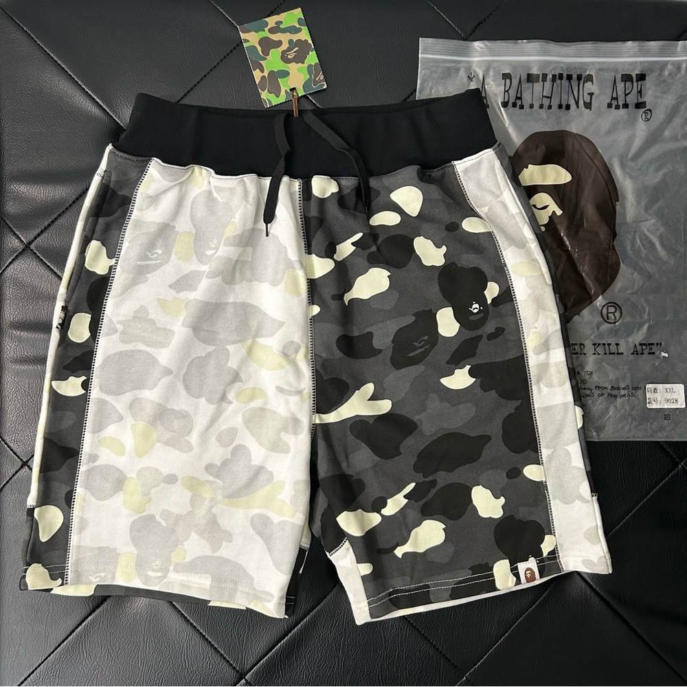 A bathing ape sweat shorts
